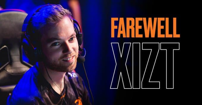 Xizt已經離開fnatic