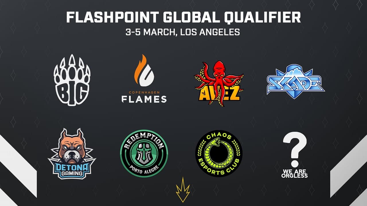 BIG及Copenhagen Flames 邀請到FLASHPOINT 全球預選賽