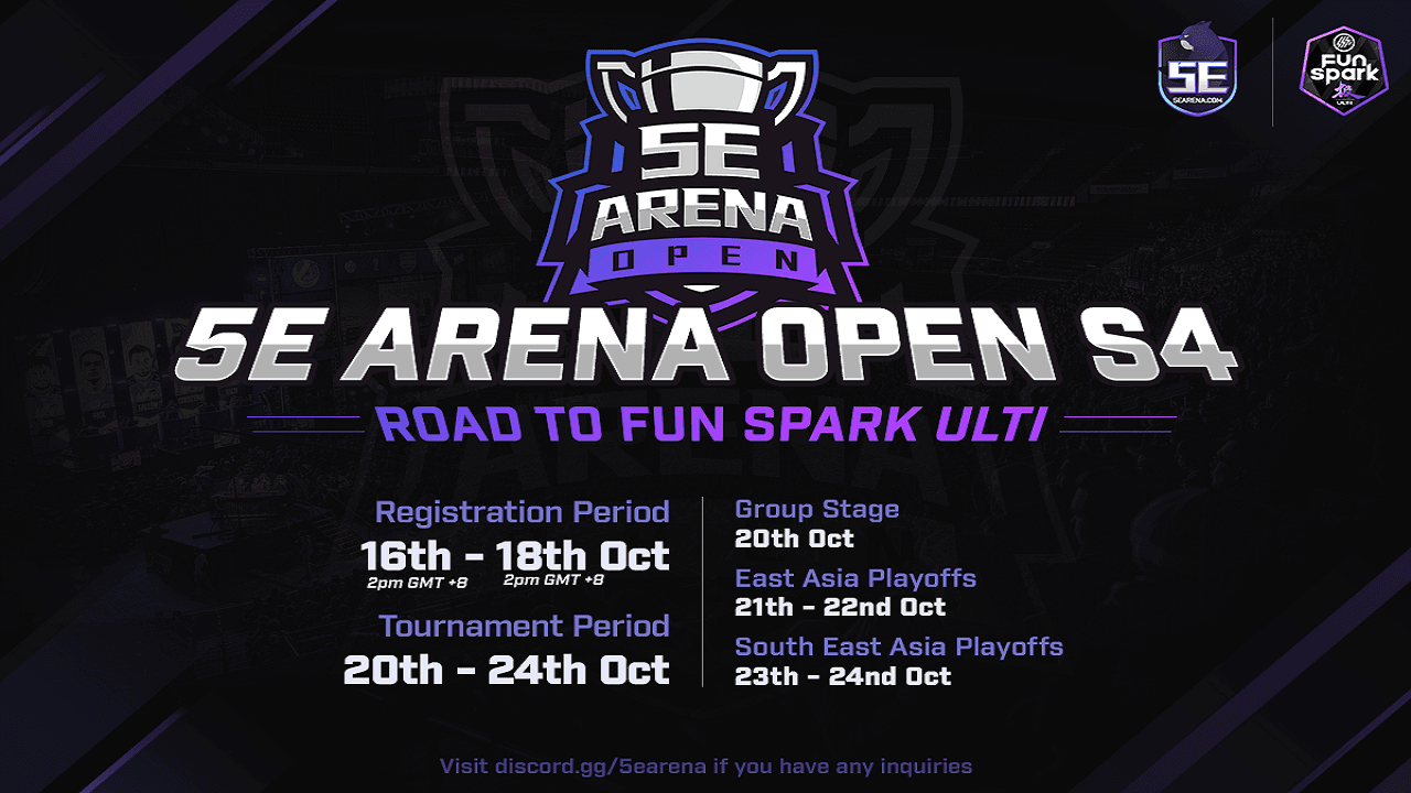 港台隊伍分途出擊! 5E Arena Open Season 4即將開始