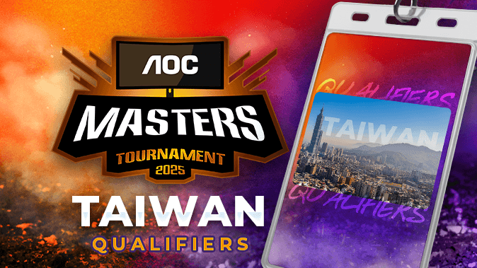 (台灣賽事) AOC Masters 2025 台灣賽區現正接受報名