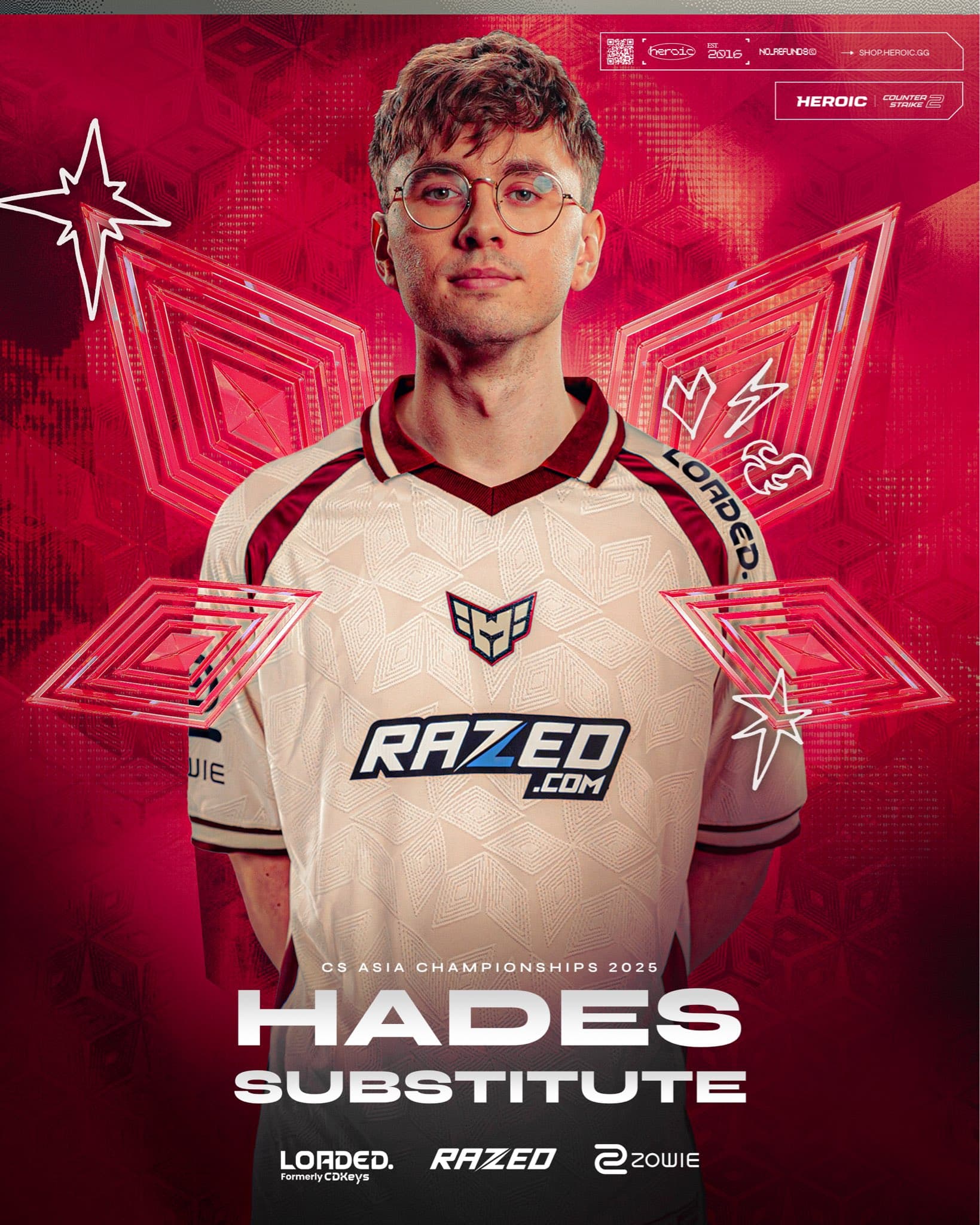 HEROIC 找來 hades 出戰CAC 2025