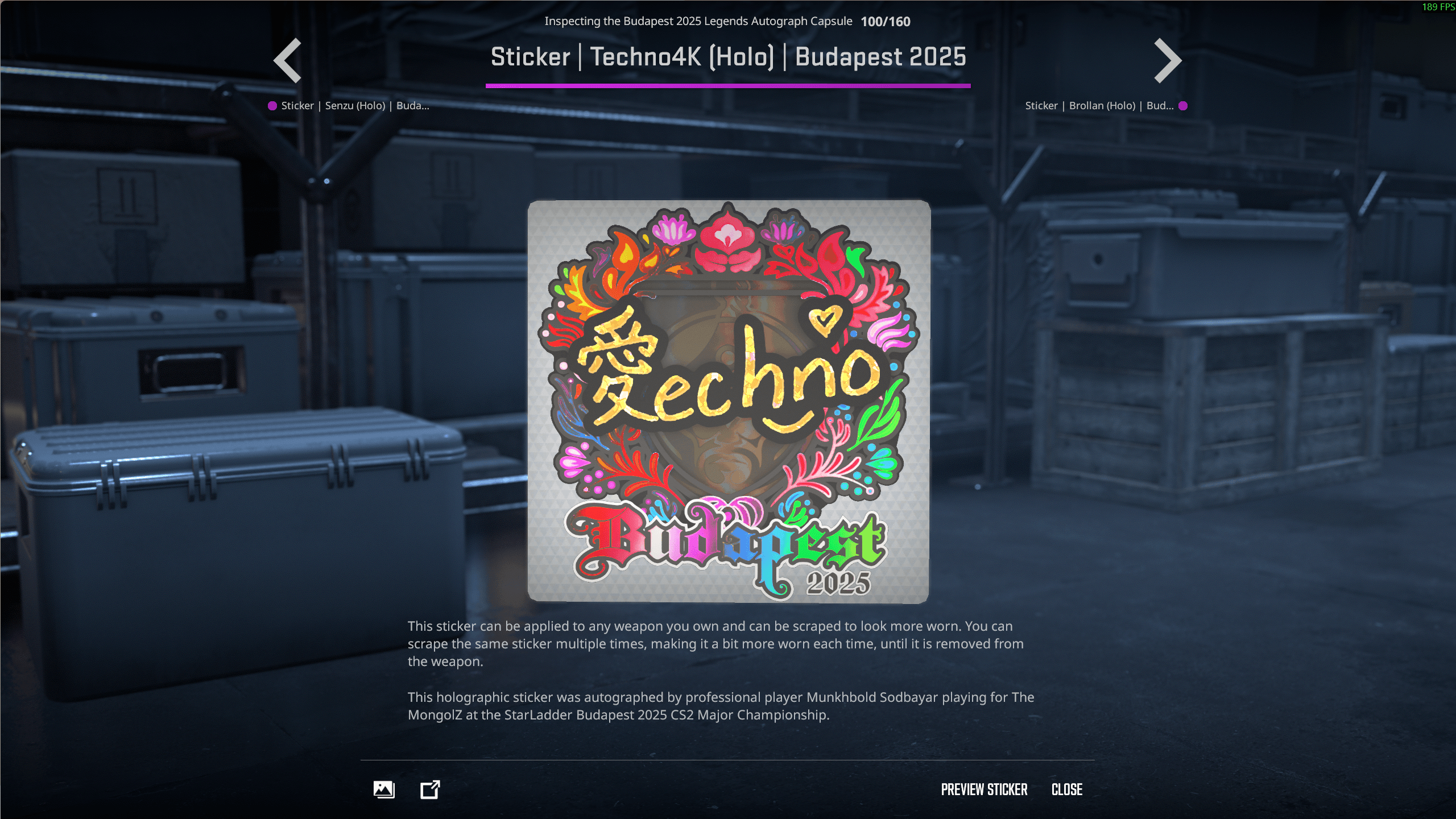 布達佩斯Major通行證更新！貼紙玩出新花樣